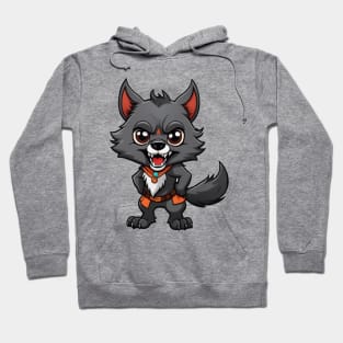 Cute little angry warewolf Hoodie